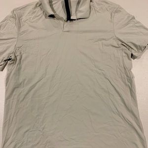Lululemon Mens Size L Capacity Polo Gray